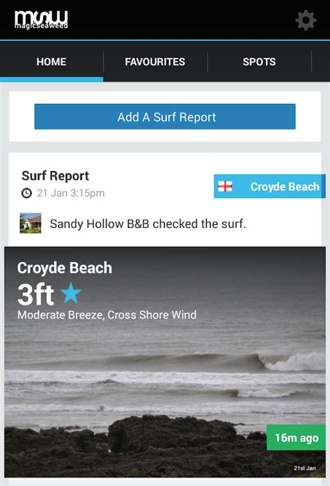 Get today's most accurate Widemouth Bay surf report with multiple live HD surf cams and 16-day surf forecast for swell, wind, tide and wave conditions.